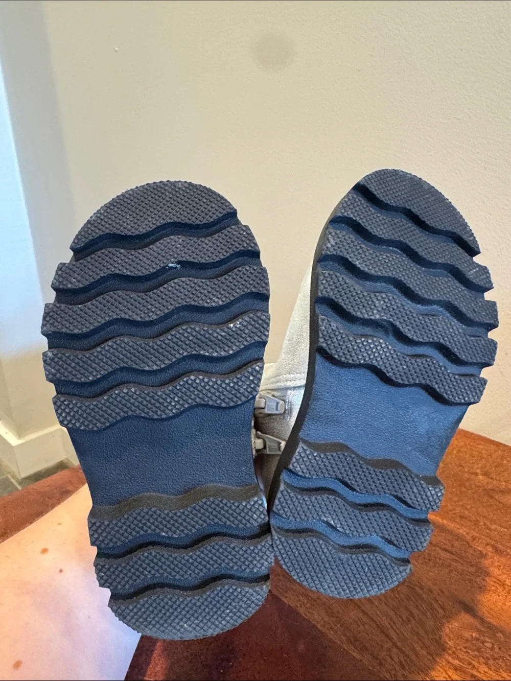 jumping beans Silver Metallic Chelsea Boots for Kids
